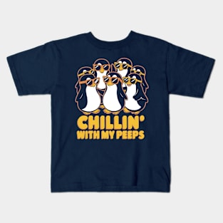 Chilling With My Peeps | Vacation Lover gifts Kids T-Shirt